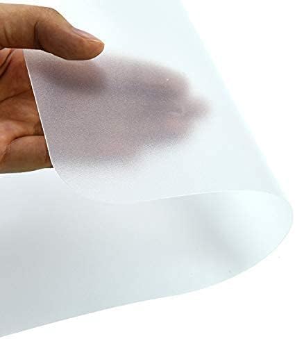 YoleShy Plastic Placemats Wipeable - 17 x 11 in Clear Placemats Set of