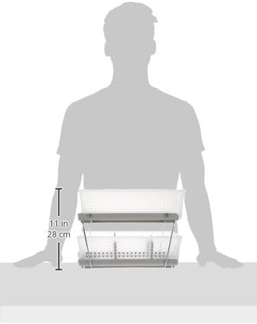 madesmart 2 Tier Bath Organizer, Undersink Storage - Image 12