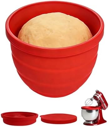 Collapsible Thickened Silicone Kitchen Aid Bowl Liners,Food Grade