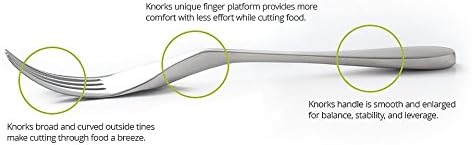 Knork Gloss Forks, Set of 4, Gloss Stainless Steel