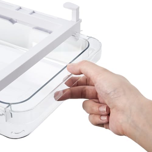 Clear Under-Shelf Drawer Organizer Pull-Out Storage Box