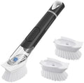 SetSail Dish Brush with Soap Dispenser, Stiff Bristles