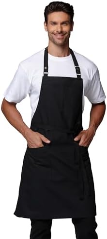 Chef Men Canvas Waterproof Apron Pocket 4251GB