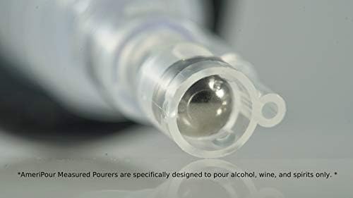 Measured Pourer - Liquor Bottle Pourers - Collared - (3pk) Made 100%