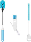 3-in-1 Bottle Brush, 15 Inches Long Handle Kitchen Water Bottle Brush