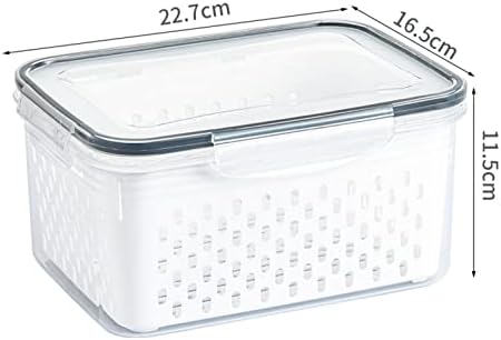 Fruit Storage Container with Colander, 3300ML