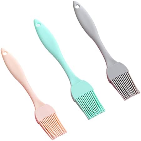 Silicones Texture Cooking Brushes BBQ Basting Pastries Oil Brushes 3