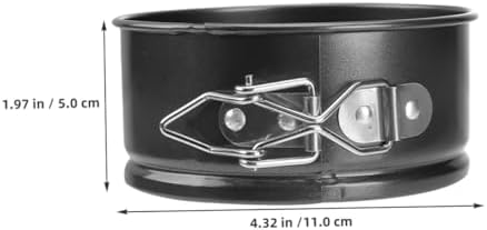4pcs round Springform Cake Pans with Removable Bottom