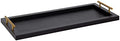 Kate and Laurel Halsey Narrow Rectangle Decorative Wooden Tray with