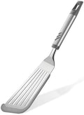 Silicone Fish Spatula, Flexible Slotted Turner for Nonstick Cookware