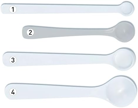 Dosing spoon | milligram measuring spoons set of 4 | exact dosing