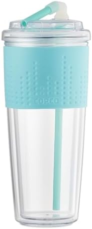 Copco Lock-n-Roll Double Wall Tritian Spill-Proof Tumbler with Soft