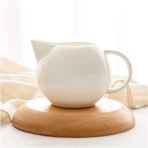Porcelain Creamer And Sugar Bowl Set, White Ceramic Milk Frothing