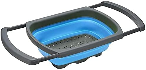 Alnicov Silicone Collapsible Colander,Colander Strainer Over The Sink