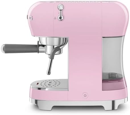 Smeg Manual Espresso Machine, Pink