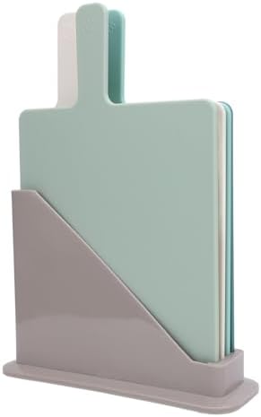 4PCS Plastic Cutting Boards Set Color Coded Chopping Boards with