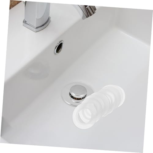 STOBAZA 10pcs Silicone O-Ring Gasket Set Wash Drain Basket Gasket Bath