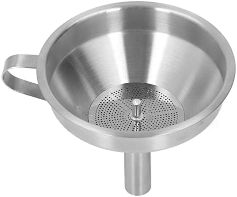 Stainless Steel Kitchen Funnel, 4.3-Inch Food Grade Metal Funnel with