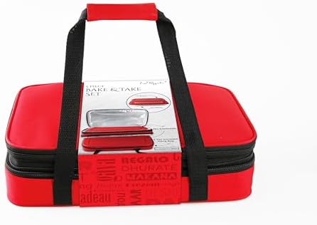 5-Piece Glass Casserole Take and Bake Set