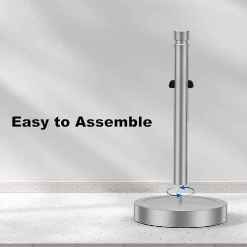 Nickel Paper Towel Holder, Countertop, Stainless Steel