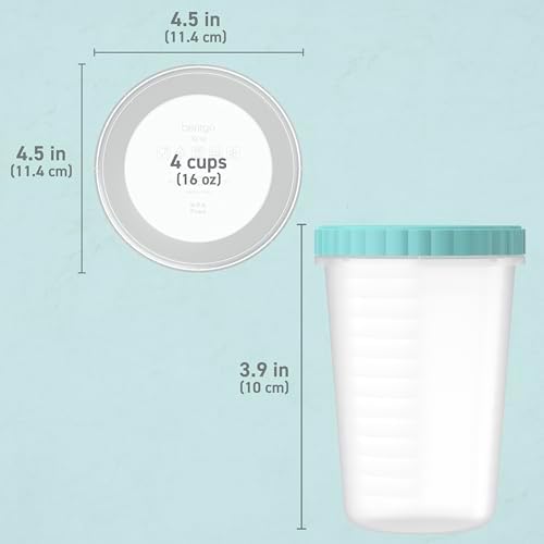 Bentgo Prep - 20 Piece 32 fl oz Leak-Proof Deli Containers with Lids