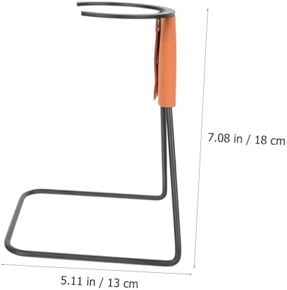 Black Iron Pour-over Coffee Dripper Stand with Adjustable Height