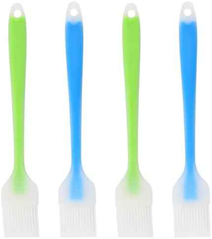 4pcs Silicone Pastry Brush Set for Grilling and Baking Xmas