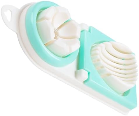 Multi Function Egg Slicer Tool, Stainless Steel PP Green Cutter