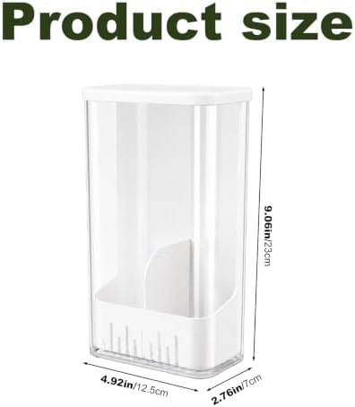 Herb Keeper Storage Container with Removable Partition