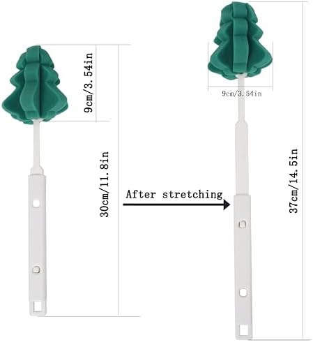 2-Piece Soft Sponge Bottle Brush Set