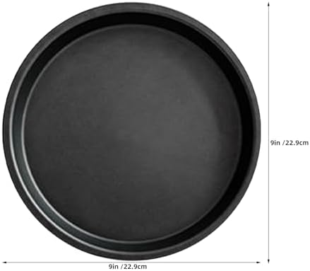 2pcs Microwave Crisper Pan: 9 Inch Cookware Crispy Plate Fry Pan