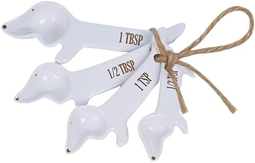 Dachshund Gifts Measuring Spoons Set of 4, Cute Kitchen Accessories