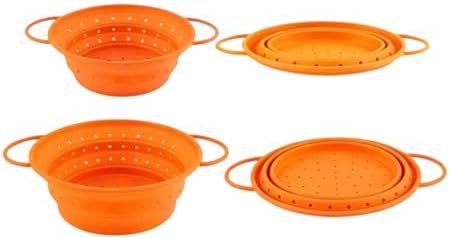 Silicone Colander, Collapsible Colander, Kitchen Food Strainer