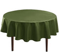 Hiasan Round Tablecloth, 70 Inch, Olive Green, 1 Pack