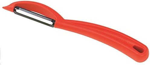 Kuhn Rikon Straight/Serrated Swiss Swivel Peeler, Set of 2, Green/Red