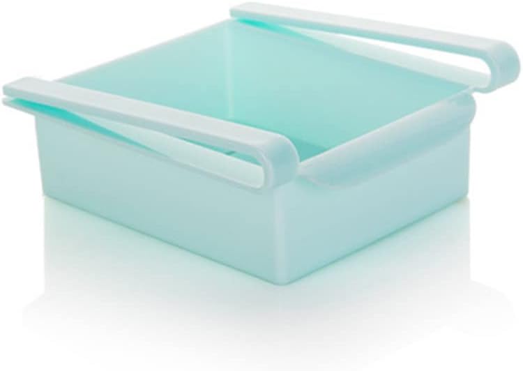 Fridge Drawer Organizer,Plastic Storage Bin Retractable Drawer Type