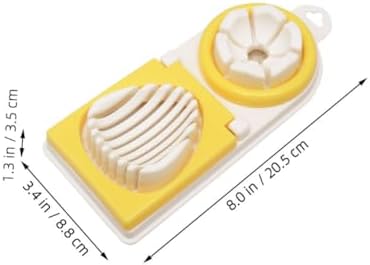 Manual Egg Slicer with Stainless Steel Blades for Home Use