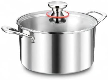 Herogo 4.5 Quart Stock Pot, Tri-Ply Cooking Pot - Image 8