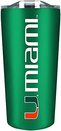Miami Hurricanes NCAA 18oz Stainless Steel Insulated Tumbler BPA-Free