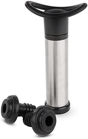 True Preserve Wine Savers Vacuum Pump with Two Wine Stoppers, Wine