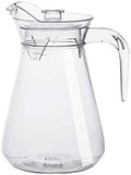 Borosilicate Glass Juice Pitcher with Lid - Hot & Cold Water Carafe