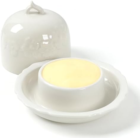 Butter Dish, Ceramic Small Butter Dish with Lid, 2025 Design Mini