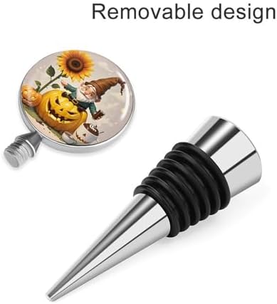Decorative Pumpkin Wine Stopper Vacuum Alloy Wine Bottle Stopper