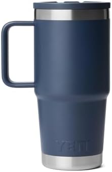 YETI Rambler 20 oz Travel Mug with Flip Straw Lid – Stainless Steel