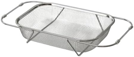 Mesh Colander with Extendable Handles, Medium