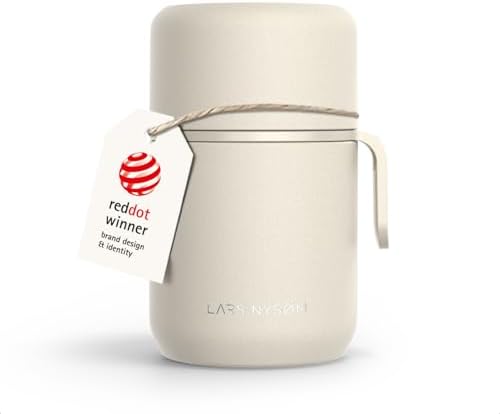 LARS NYSØM Stainless Steel Vacuum Insulated Food Jar 17oz Thermo Hot