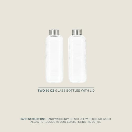 Gibson Home Whistler Peak 2 Pack 60 OZ (1.8 Liters) Large Embossed