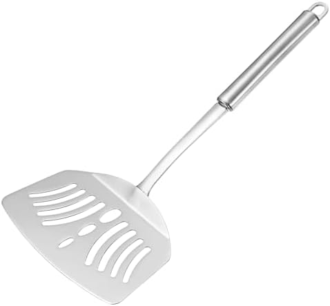 M METERXITY Fish Spatula, 11.8 Inch 304 Stainless Steel Anti-Scald