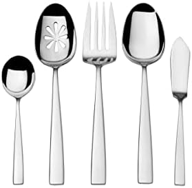 Mikasa Everett 18/10 Stainless Steel Flatware Set, 101-Piece Service