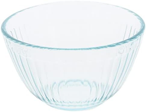 Pyrex 7401 3-Cup Sculpted Glass Mixing Bowl (2-Pack) - Made in USA